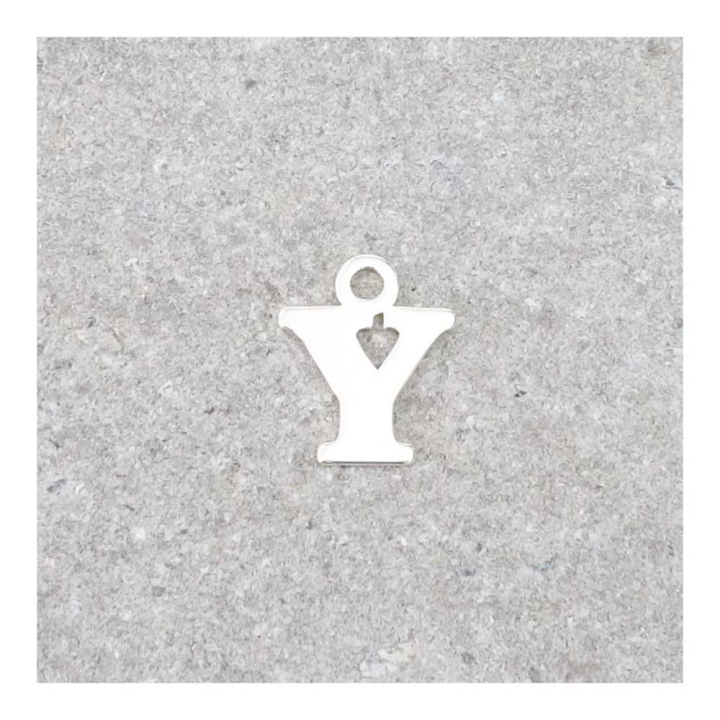 Pendentif Lettre Y - 9 x 7 mm - Perles Corner - Rougier et Plé