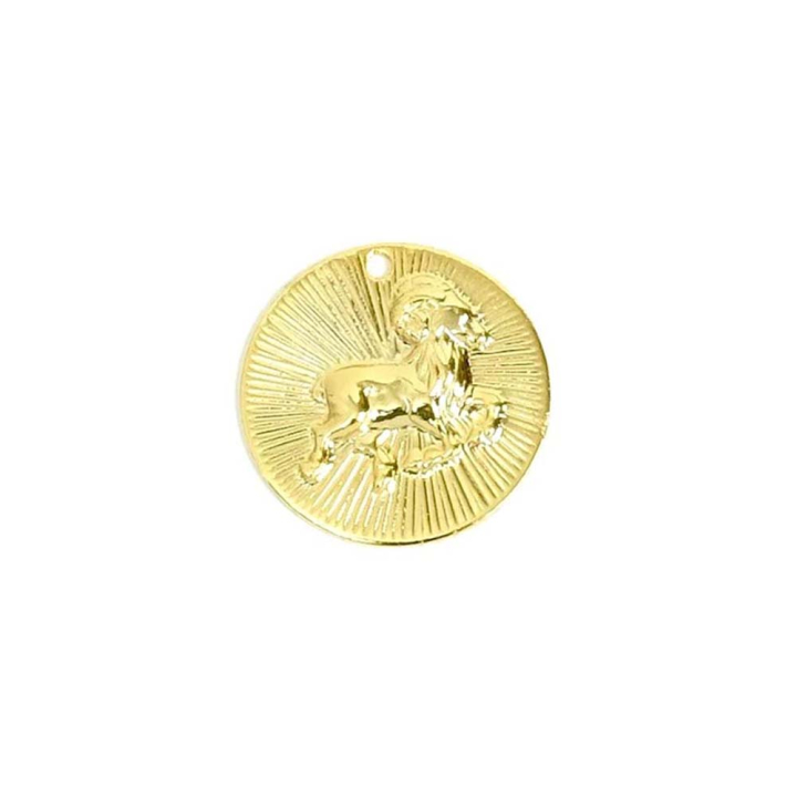 Pendentif Rond Signe astrologique ø 15 mm Bélier - Perles Corner - Rougier et Plé