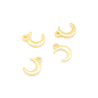 Pendentifs Lune 9 x 12 mm...
