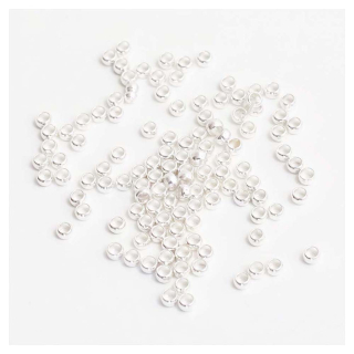 Perle à écraser ø 2 mm Argenté 925 - 75 pcs - Perles Corner - Rougier et Plé