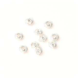Perle Ethnique 4 x 5 mm 6 pcs - Perles Corner - Rougier et Plé