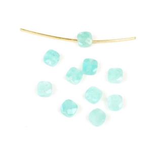 Perle Naturelle Carrée 4 x 4 mm - Perles Corner - Rougier et Plé