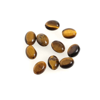 Perle Ovale en Pierre Naturelle 6 x 8 mm 10 pcs - Perles Corner - Rougier et Plé