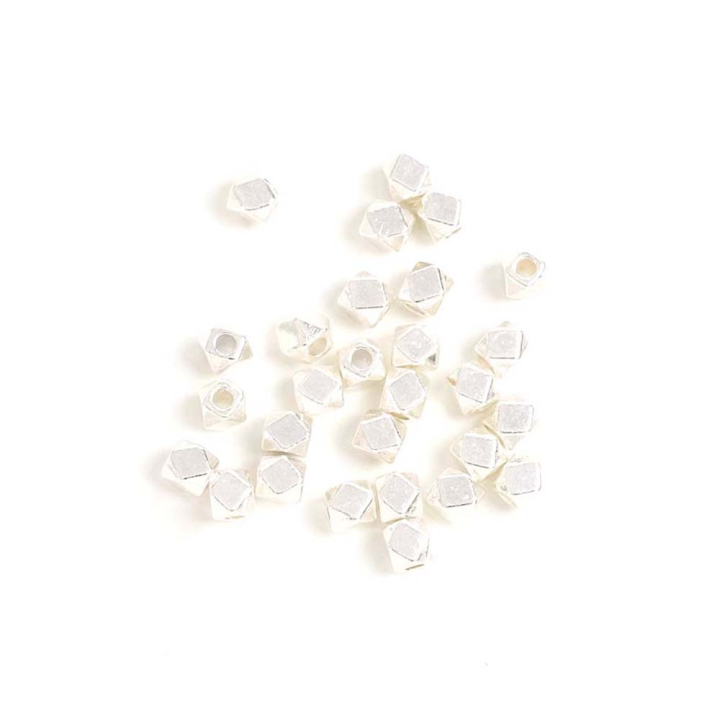 Perle Polygone à Facettes 3 x 3 mm 10 pcs - Perles Corner - Rougier et Plé