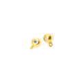 Perle Stoppeur Bélière ø 5 mm Doré à l'or fin 24K - 2 pcs - Perles Corner - Rougier et Plé