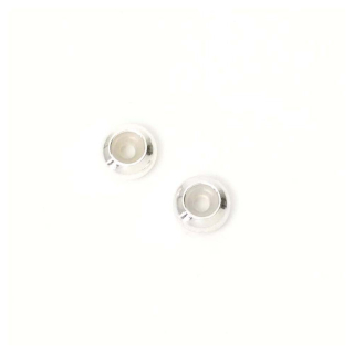 Perle Stoppeur Coulissant ø 7 x 4 mm Argenté 925 - 2 pcs - Perles Corner - Rougier et Plé