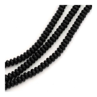 Perles de Bohème Donuts 2 x 4 mm sur Fil 12 cm - Perles Corner - Rougier et Plé