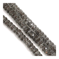 Perles de Bohème Transparentes Rondelles Facettées 3 x 6 mm sur Fil 12 cm - Perles Corner - Rougier et Plé