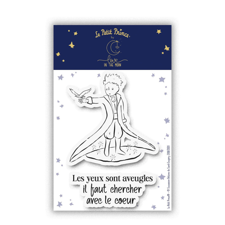 Tampons transparents Le Petit Prince® Les yeux sont aveugles - Love in the moon - Rougier et Plé
