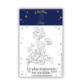 Tampons transparents Le Petit Prince® Le plus important est invisible - Love in the moon - Rougier et Plé