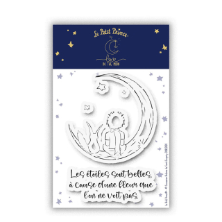 Tampons transparents Le Petit Prince® Les étoiles sont belles - Love in the moon - Rougier et Plé