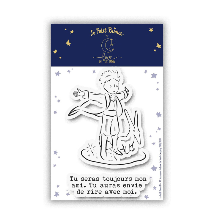 Tampons transparents Le Petit Prince® Tu seras toujours mon ami - Love in the moon - Rougier et Plé