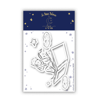 Tampons transparents Le Petit Prince® La lecture - Love in the moon - Rougier et Plé