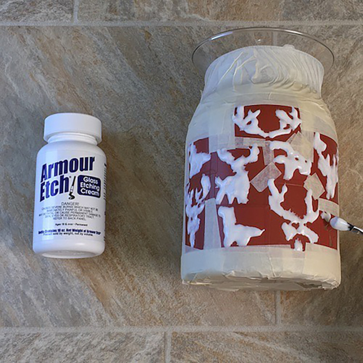 Crème de Gravure sur verre 284 g - Armour Etch - Rougier et Plé