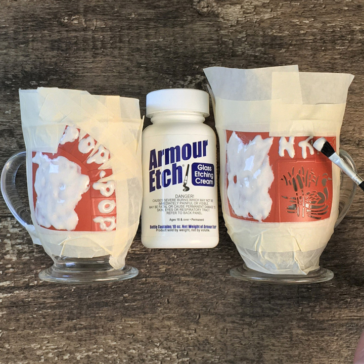 Crème de Gravure sur verre 623 g - Armour Etch - Rougier et Plé