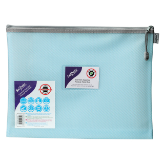 Pochette EVA Mesh 36 x 27,5 cm Bleu pastel - Snopake - Rougier et Plé
