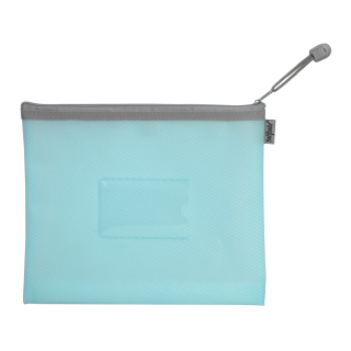 Pochette EVA Mesh 25,5 x 20,5 cm Bleu pastel - Snopake - Rougier et Plé