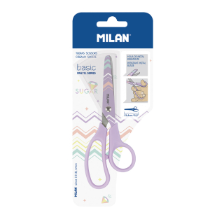 Ciseaux 13,4 cm Sugar Pastel Lilas - MILAN - Rougier et Plé