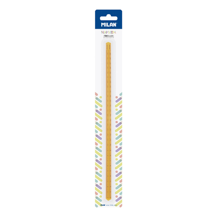 Règle triangulaire 30 cm New Look Orange - MILAN - Rougier et Plé