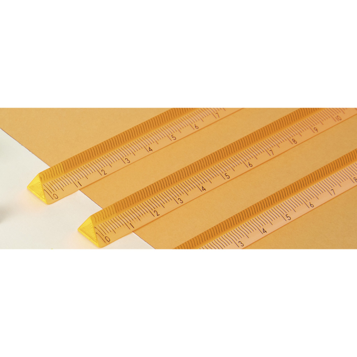 Règle triangulaire 30 cm New Look Orange - MILAN - Rougier et Plé