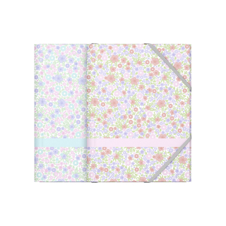 Chemise pochette A6 Floral Pastel - Oxford - Rougier et Plé