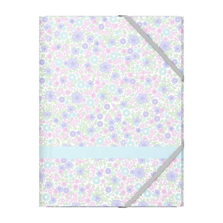 Chemise pochette A6 Floral Pastel - Oxford - Rougier et Plé