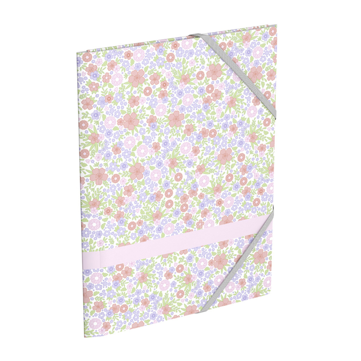 Chemise pochette A6 Floral Pastel - Oxford - Rougier et Plé