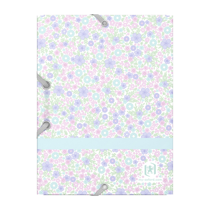 Chemise pochette A6 Floral Pastel - Oxford - Rougier et Plé