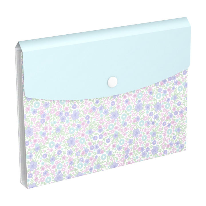 Chemise pochette B6 13,5 x 18,5 cm Floral Pastel - Oxford - Rougier et Plé