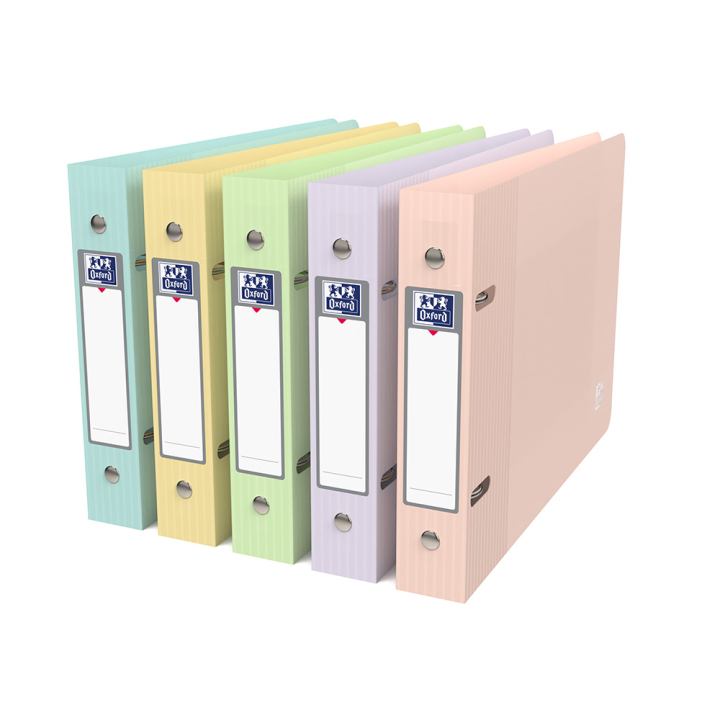 Classeur A5 Dos 30 mm School Life Pastel - Oxford - Rougier et Plé