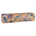Trousse ronde ø 6 x 22 cm Cuir imprimé Fleurs - Oxford - Rougier et Plé