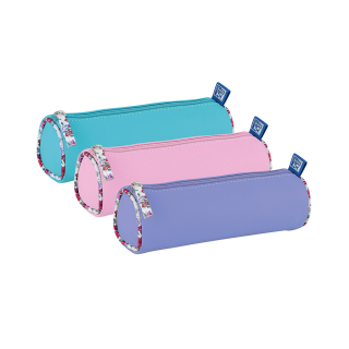 Trousse ronde ø 7 x 22 cm Floral Pastel - Oxford - Rougier et Plé