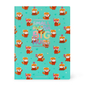 Cahier Large Ligné 18,5 x 24,8 cm Red Panda - Legami - Rougier et Plé