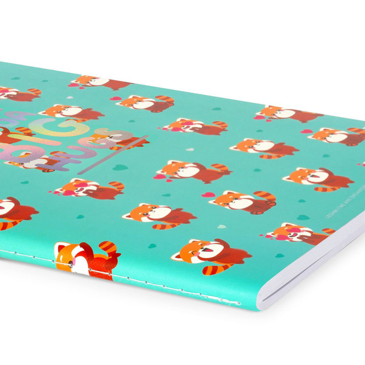 Cahier Large Ligné 18,5 x 24,8 cm Red Panda - Legami - Rougier et Plé