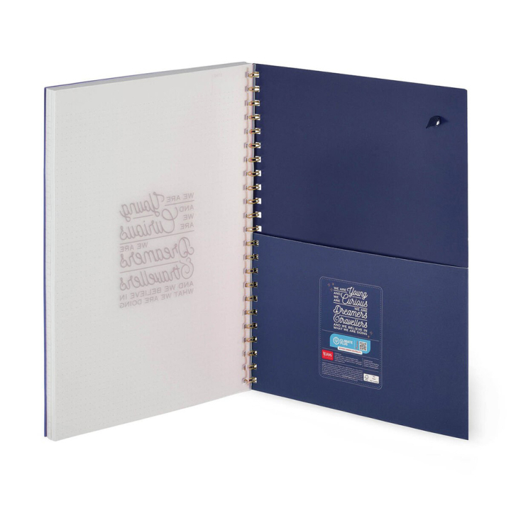 Cahier à spirale Ligné 22 x 29,5 cm Tarot - Legami - Rougier et Plé
