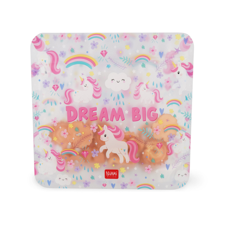 Pochette à Goûter 3 pcs Snack bags Licorne - Legami - Rougier et Plé