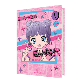 Agenda scolaire 2024-2025 Manga Girl - Editions Oberthur - Rougier et Plé