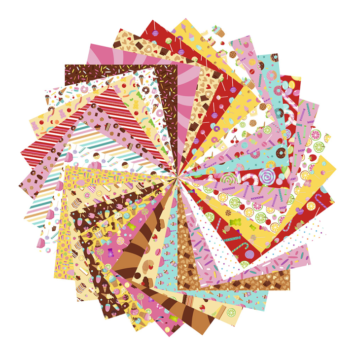 Papier Origami 20 x 20 cm Sweets - Avenue Mandarine - Rougier et Plé