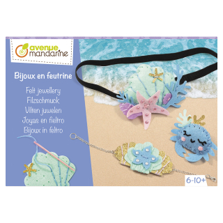 Kit créatif Bijoux en feutrine Mer - Avenue Mandarine - Rougier et Plé