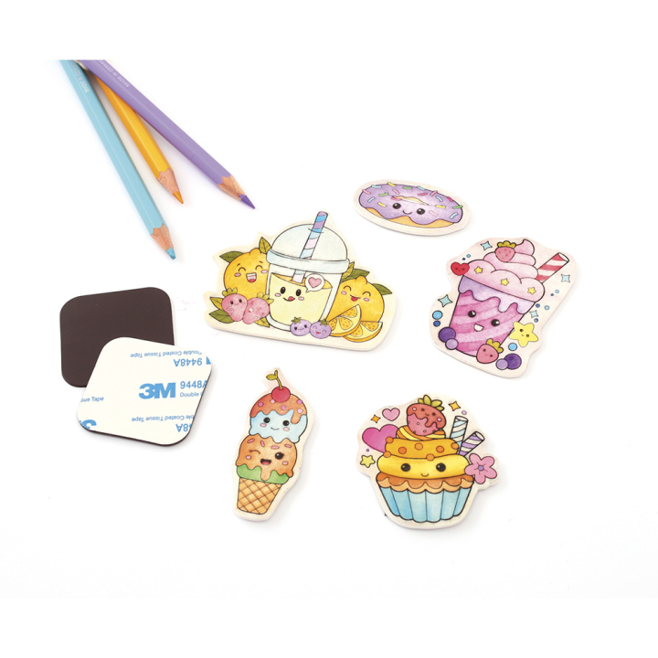 Kit Plastique Dingue Aimants Kawaii - Graine Créative - Rougier et Plé
