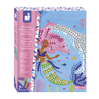 Kit créatif Mosaïques Dauphins et Sirènes - Janod - Rougier et Plé