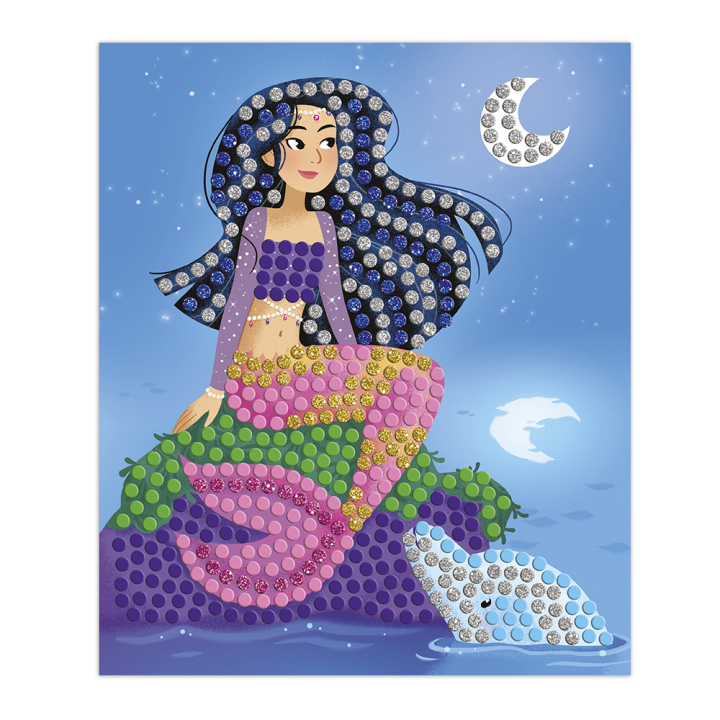 Kit créatif Mosaïques Dauphins et Sirènes - Janod - Rougier et Plé