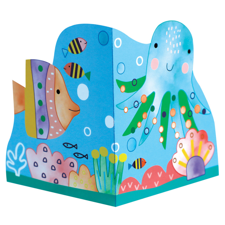 Peinture à l'eau & Origami Animaux Marins - Avenir - Rougier et Plé