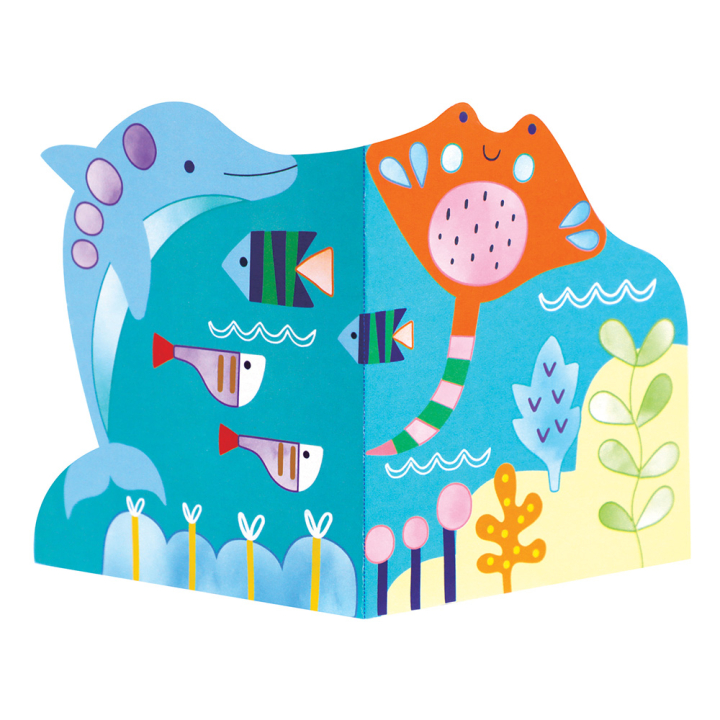 Peinture à l'eau & Origami Animaux Marins - Avenir - Rougier et Plé