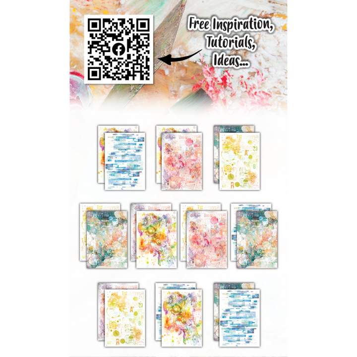 Papier imprimé 10,5 x 14,8 cm N°5 Citrus Rainbow - AALL & CREATE - Rougier et Plé