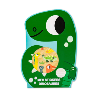 Kit Poster & Stickers repositionnables 21 x 29,7 cm Dinosaures - Cartesdart - Rougier et Plé