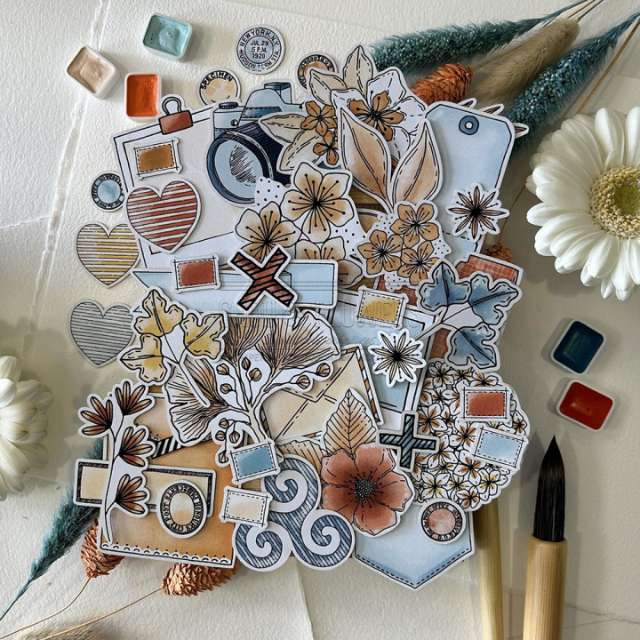 Die-cuts étiquettes Bretagne 2 - Chou & Flowers - Rougier et Plé