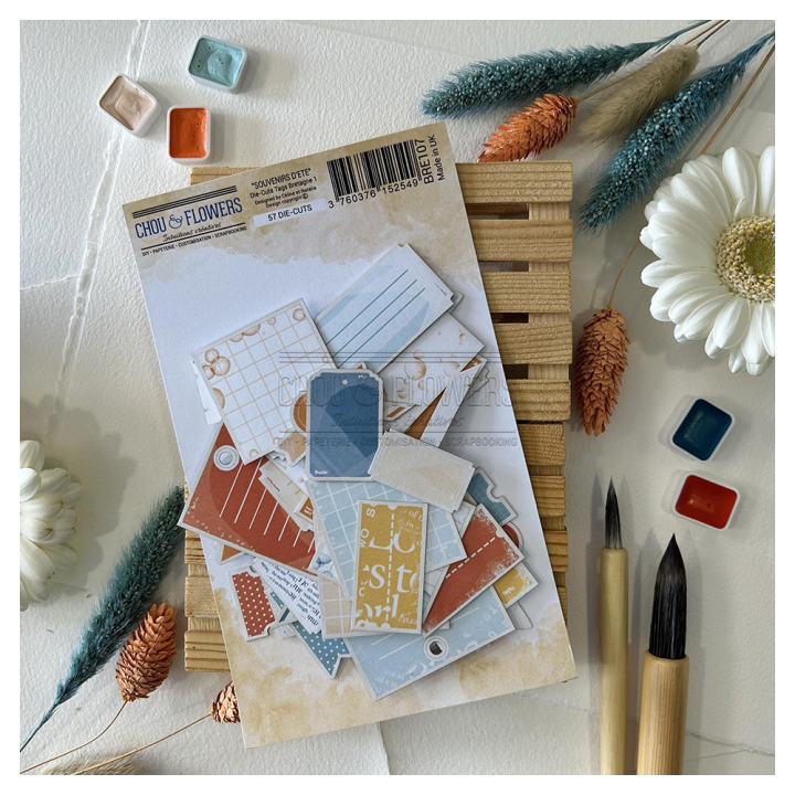 Die-cuts étiquettes Bretagne 1 - Chou & Flowers - Rougier et Plé
