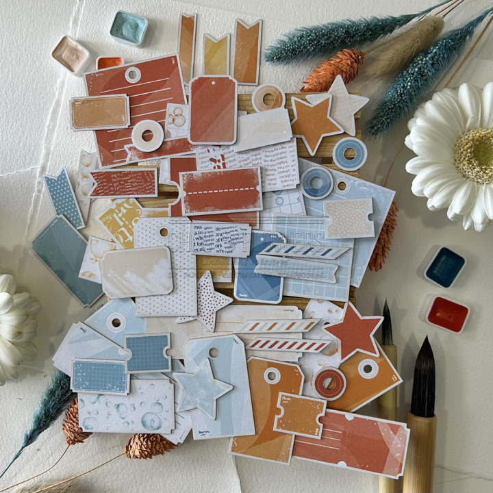 Die-cuts étiquettes Bretagne 1 - Chou & Flowers - Rougier et Plé
