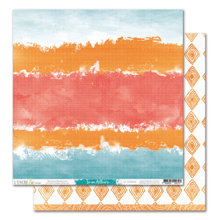 Papier imprimé 30,5 x 30,5 cm Ici ou Ailleurs N°3 - L encre et l image - Rougier et Plé